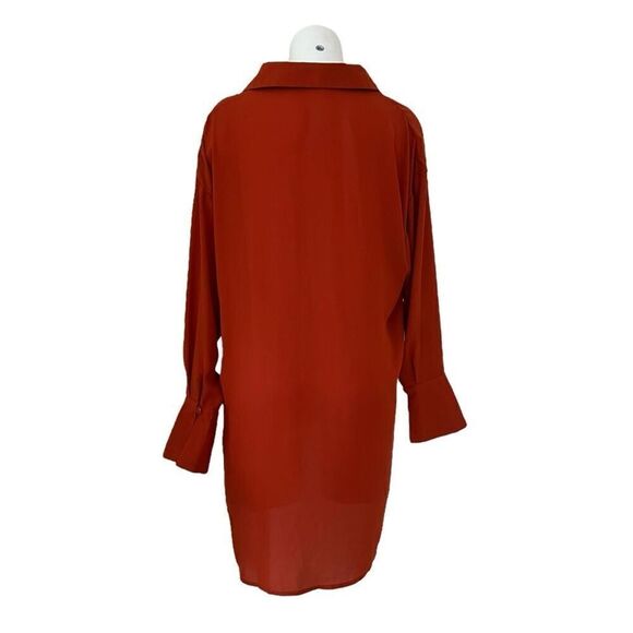 ASOS Design Button Up Long Sleeve Shirt size 6 - Picture 4 of 10